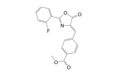 methyl 4-[(Z)-(2-(2-fluorophenyl)-5-oxo-1,3-oxazol-4(5H)-ylidene)methyl]benzoate