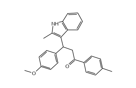 3-(p-METHOXYPHENYL)-4'-METHYL-3-(2-METHYL-3-INDOLYL)PROPIOPHENONE