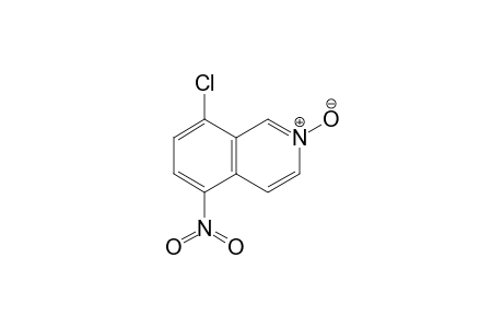 8-Chloro-5-nitroisoquinoline - N-oxide
