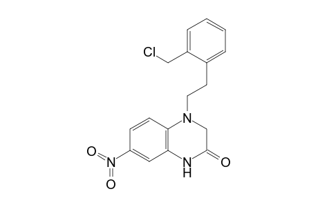 4-[2-[2-(chloromethyl)phenyl]ethyl]-7-nitro-1,3-dihydroquinoxalin-2-one