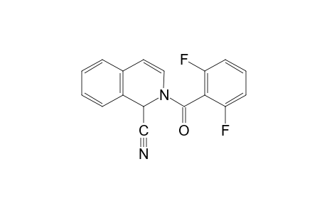 2-(2,6-difluorobenzoyl)-1,2-dihydro-1-isoquinolinecarbonitrile