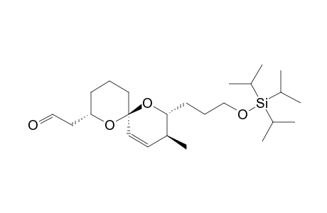 (2S,6S,8R,9S)-[9-methyl-8-[3-(triisopropylsilyloxy)propyl]-1,7-dioxaspiro[5.5]undec-10-en-2-yl]acetaldehyde