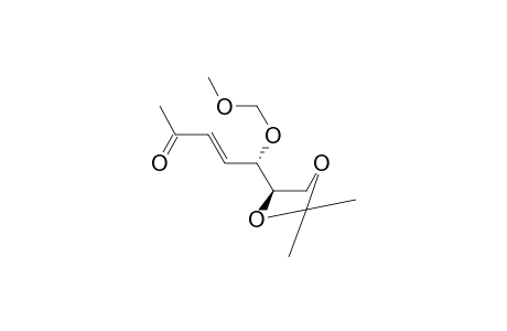 6,7-O-Isopropylidene-1,3,4-trideoxy-5-O-(methoxymethyl)-D-erythro-hept-3-en-2-ulose