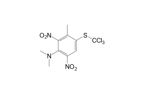 N,N-dimethyl-2,6-dinitro-4-[(trichloromethyl)thio]-m-toluidine