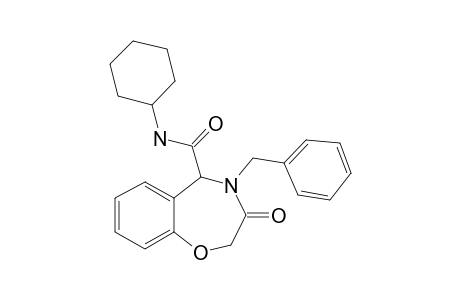 4-Benzyl-N-cyclohexyl-3-oxo-2,3,4,5-tetrahydrobenzo[F][1,4]oxazepine-5-carboxamide