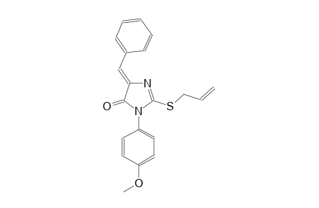 (5Z)-2-(allylsulfanyl)-5-benzylidene-3-(4-methoxyphenyl)-3,5-dihydro-4H-imidazol-4-one