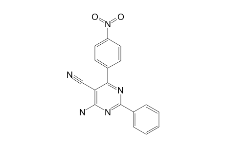 4-AMINO-6-(4'-NITROPHENYL)-2-PHENYLPYRIMIDINE-5-CARBONITRILE