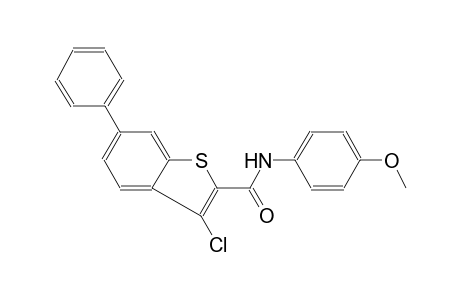 3-Chloranyl-N-(4-methoxyphenyl)-6-phenyl-1-benzothiophene-2-carboxamide