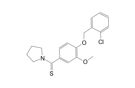 pyrrolidine, 1-[[4-[(2-chlorophenyl)methoxy]-3-methoxyphenyl]carbonothioyl]-