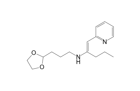 2-{N-[1-(pyridin-2-yl)penten-2-yl]aminopropyl}-1,3-dioxolane