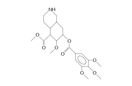 (4AR, 5S,6S,7S,8aR)-7-(3,4,5-trimethoxy-benzoyloxy)-6-methoxy-5-methoxycarbonyl-perhydro-isoquinoline