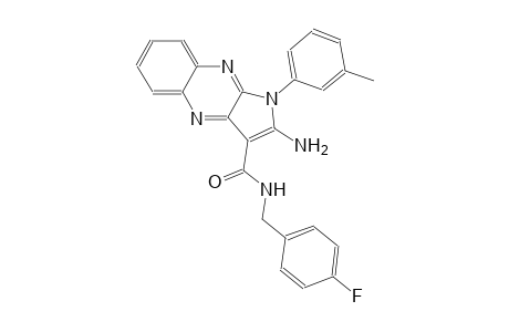 2-amino-N-(4-fluorobenzyl)-1-(3-methylphenyl)-1H-pyrrolo[2,3-b]quinoxaline-3-carboxamide
