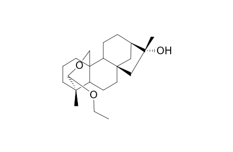 16.alpha.-Hydroxy-19,20-epoxy-19S*-ethoxykaurane