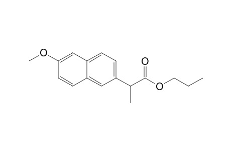 2-(6-Methoxy-2-naphthalenyl)propanoic acid propyl ester
