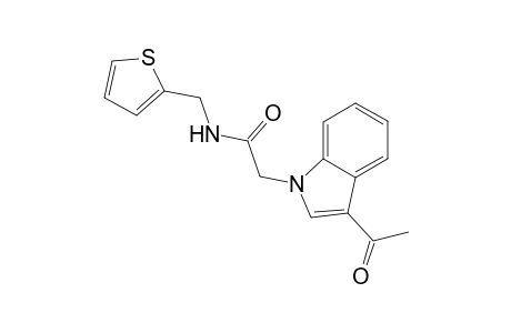 2-(3-acetyl-1-indolyl)-N-(thiophen-2-ylmethyl)acetamide