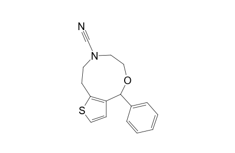 4-PHENYL-4,6,7,8,9,10-HEXAHYDROTHIENO-[2,3-G]-[1,4]-OXAZONINE-8-CARBONITRILE