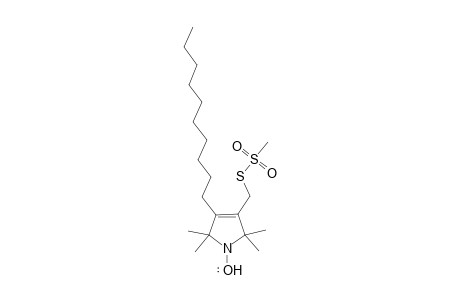 4-(n-Decyl)-3-methylsulfonylthiomethyl-2,2,5,5-tetramethyl-2,5-dihydro-1H-pyrrolidin-1-yloxyl radical