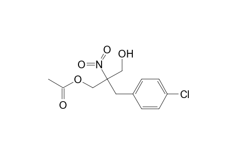 Acetic acid 3-(4-chloro-phenyl)-2-hydroxymethyl-2-nitro-propyl ester