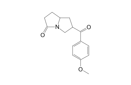 6-(4-Methoxybenzoyl)-1,2,5,6,7,8-hexahydropyrrolizin-3-one
