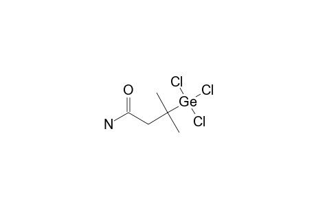 3-Methyl-3-(trichlorogermyl)-butyramide