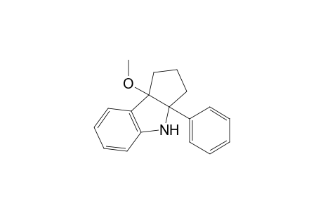 Cyclopent[b]indole, 1,2,3,3a,4,8b-hexahydro-8b-methoxy-3a-phenyl-