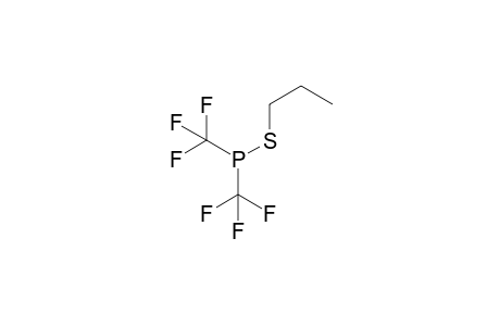 Propylthiobis(trifluoromethyl)phosphine