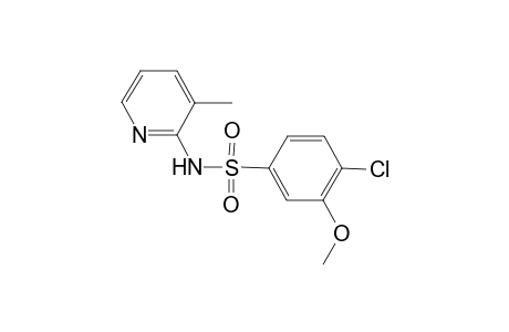 Benzenesulfonamide, 4-chloro-3-methoxy-N-(3-methyl-2-pyridinyl)-
