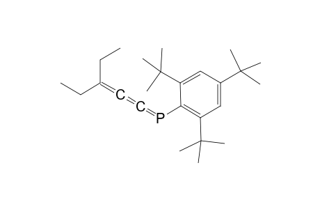 4-(2,4,6-Tri-t-butylphenyl)diethylphosphabutatriene