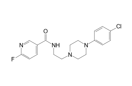 N-{2-[4-(4-Chlorophenyl)piperazin-1-yl]ethyl}-6-fluoropyridine-3-carboxamide