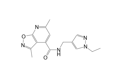isoxazolo[5,4-b]pyridine-4-carboxamide, N-[(1-ethyl-1H-pyrazol-4-yl)methyl]-3,6-dimethyl-