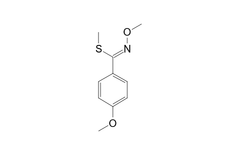 METHYL-(Z)-4-METHOXY-O-METHYL-BENZOTHIOHYDROXIMATE