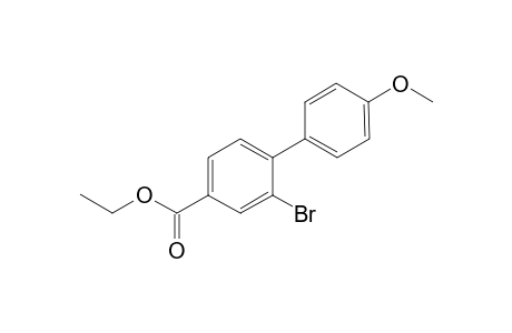 2-Bromo-4-methoxy-biphenyl-4-carboxylic acid ethyl ester