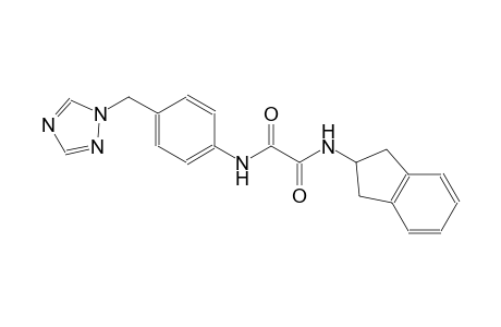 ethanediamide, N~1~-(2,3-dihydro-1H-inden-2-yl)-N~2~-[4-(1H-1,2,4-triazol-1-ylmethyl)phenyl]-