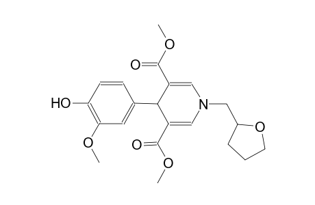 4-(4-hydroxy-3-methoxy-phenyl)-1-(tetrahydrofurfuryl)-4H-pyridine-3,5-dicarboxylic acid dimethyl ester