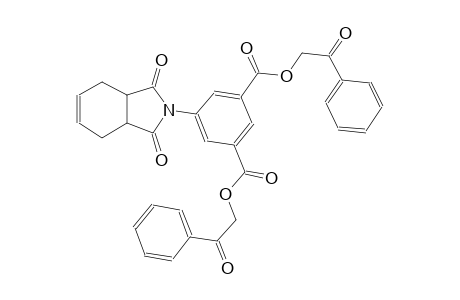 1,3-benzenedicarboxylic acid, 5-(1,3,3a,4,7,7a-hexahydro-1,3-dioxo-2H-isoindol-2-yl)-, bis(2-oxo-2-phenylethyl) ester