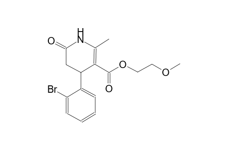 4-(2-Bromo-phenyl)-2-methyl-6-oxo-1,4,5,6-tetrahydro-pyridine-3-carboxylic acid 2-methoxy-ethyl ester