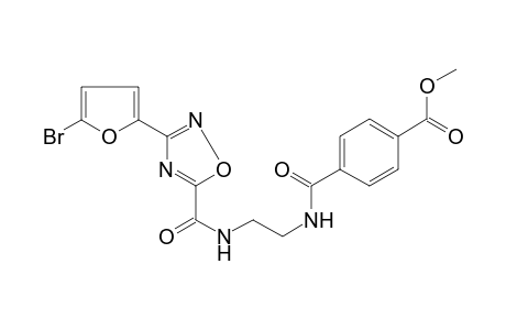 Benzoic acid, 4-[[[2-[[[3-(5-bromo-2-furanyl)-1,2,4-oxadiazol-5-yl]carbonyl]amino]ethyl]amino]carbonyl]-, methyl ester