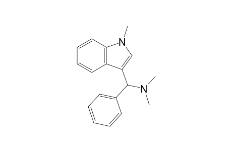 Dimethyl-[(1-methylindol-3-yl)-phenyl-methyl]amine