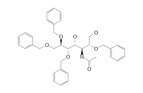3-ACETAMIDO-2,5,6,7-TETRA-O-BENZYL-3-DEOXY-D-GLYCERO-D-GALACTO-HEPTITOL