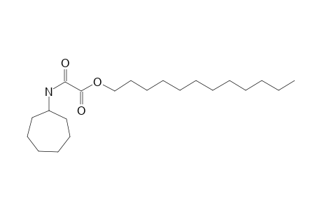 Oxalic acid, monoamide, N-cycloheptyl-, dodecyl ester