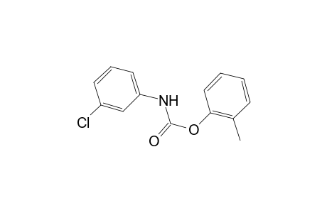 Carbamic acid, N-(3-chlorophenyl)-, 2-tolyl ester