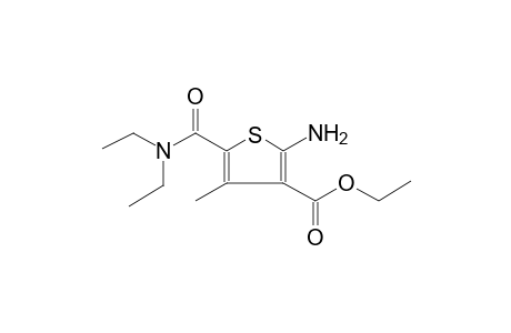 3-thiophenecarboxylic acid, 2-amino-5-[(diethylamino)carbonyl]-4-methyl-, ethyl ester