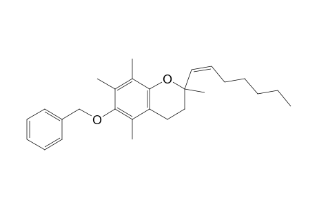 6-Benzyloxy-2-(hept-1-enyl)-2,5,7,8-tetramethylchroman