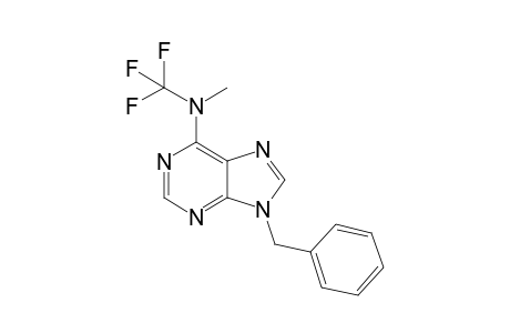 6-[Methyl(trifluoromethyl)amino]-9-benzyl-9H-purine