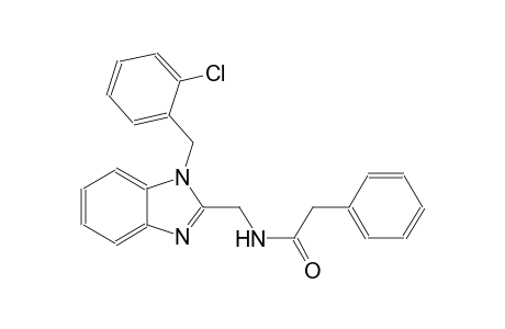 benzeneacetamide, N-[[1-[(2-chlorophenyl)methyl]-1H-benzimidazol-2-yl]methyl]-