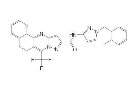 N-[1-(2-methylbenzyl)-1H-pyrazol-3-yl]-7-(trifluoromethyl)-5,6-dihydrobenzo[h]pyrazolo[5,1-b]quinazoline-10-carboxamide