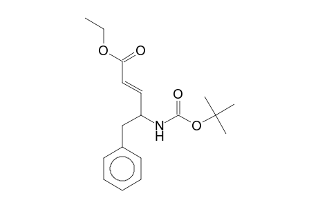 Ethyl (2E)-4-[(tert-butoxycarbonyl)amino]-5-phenyl-2-pentenoate