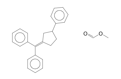 CYCLOPENTANECARBOXYLIC ACID, 4-(DIPHENYLMETHYLEN)-2-PHENYL-, METHYL ESTER, (E)-