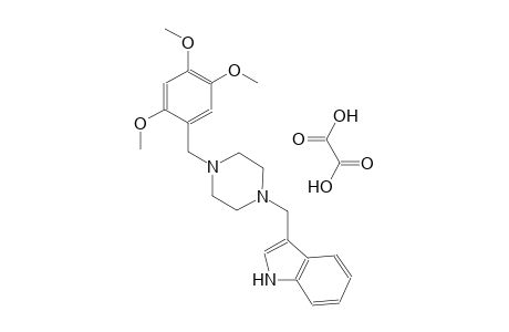 3-{[4-(2,4,5-trimethoxybenzyl)-1-piperazinyl]methyl}-1H-indole oxalate
