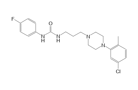urea, N-[3-[4-(5-chloro-2-methylphenyl)-1-piperazinyl]propyl]-N'-(4-fluorophenyl)-